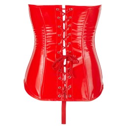 Black Level - Vinyl Corset red L | Vinyl Corset
