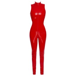 Black Level - Vinyl Jumpsuit red M - Naiste Vinyl/PVC/Wetlook Riided