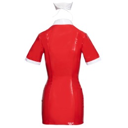Black Level - Vinyl Nurse red L - Naiste Vinyl/PVC/Wetlook Riided
