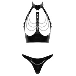 Black Level - Vinyl Top Set Chains M - Женская одежда Vinyl/PVC/Wetlook