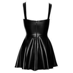 Noir - Dress lacing L - Naiste Vinyl/PVC/Wetlook Riided