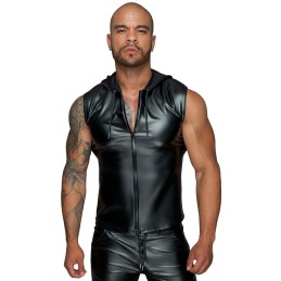 Noir - Hoodie 2XL - Meeste Vinyl/PVC/Wetlook Riided