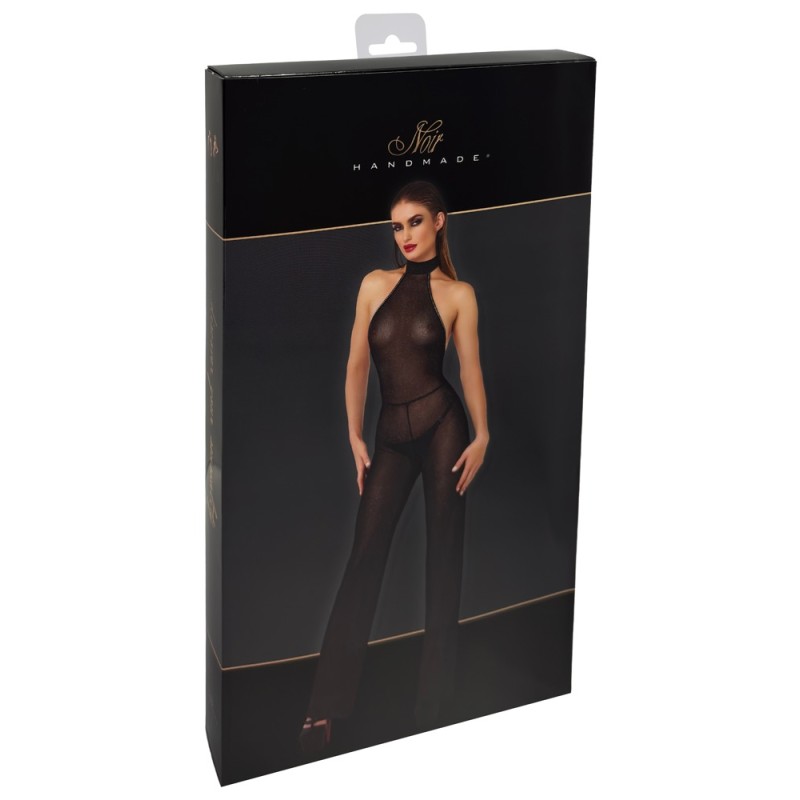 Noir - Jumpsuit L - Naiste Vinyl/PVC/Wetlook Riided
