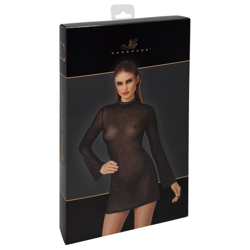 Noir - Mini Dress XL - Naiste Vinyl/PVC/Wetlook Riided