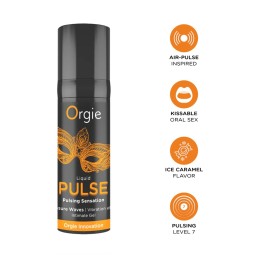 Orgie - Liquid Pulse Vedelvibraator 15ml - Eros Apteek