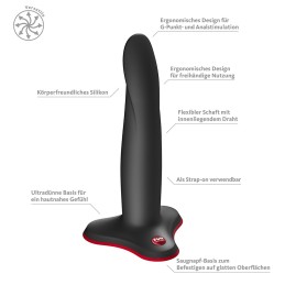 Fun Factory - Limba Flex G-spot Dildo Size M Black - Dildos