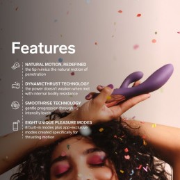 Lelo - Ina Thrust Кролик Вибратор Сумеречно-Фиолетовый -