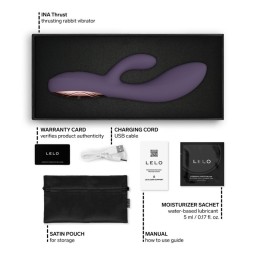 Lelo - Ina Thrust Tõukav Rabbit Vibraator Videvikulilla -