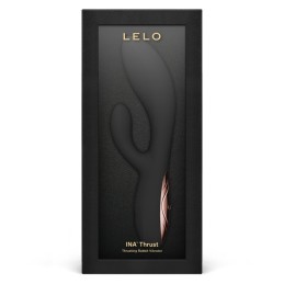 Lelo - Ina Thrust Кролик Вибратор Черный - Вибраторы