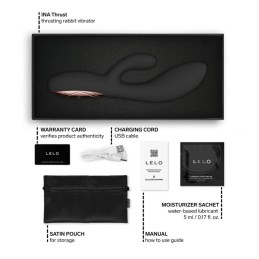 Lelo - Ina Thrust Кролик Вибратор Черный - Вибраторы