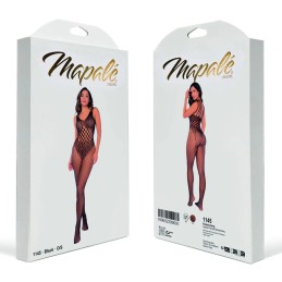 Mapale - Боди-Чулок В Сетку С Леопардовым Узором Черный One