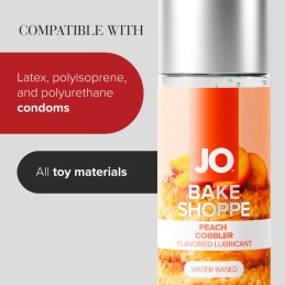 System JO - Bake Shoppe Peach Cobbler Вкусовой Лубрикант На Водной Основе 60 мл - Смазки со вкусом