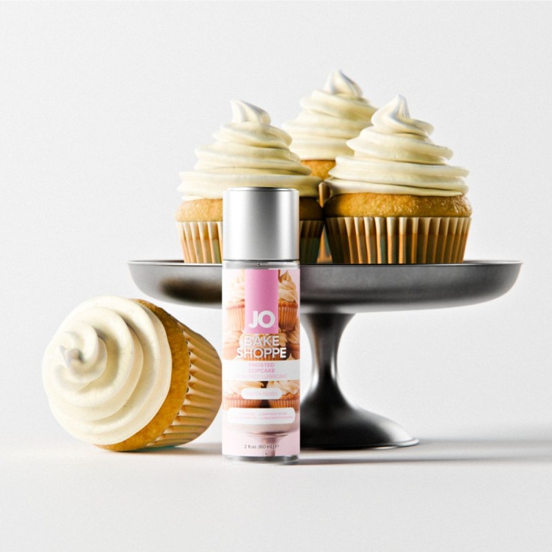 System JO - Bake Shoppe Frosted Cupcake Вкусовой Лубрикант На Водной Основе 60 мл - Смазки со вкусом
