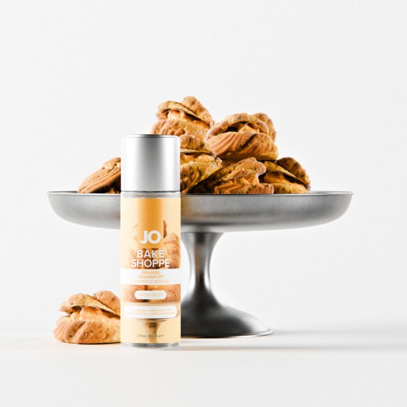 System JO - Bake Shoppe Orange Creampuff Вкусовой Лубрикант На Водной Основе 60 мл - Смазки со
