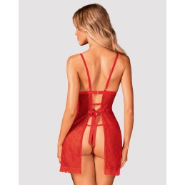 Obsessive - Claussica Red Jõulukostüüm XL/2XL - Lingerie - Pesu