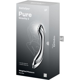 Satisfyer - Pure Gravity 2 Stainless Steel Double-Ended Dildo -