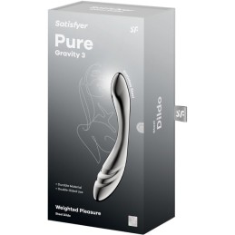 Satisfyer - Pure Gravity 3 Stainless Steel Double-Ended Dildo -