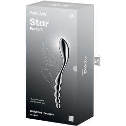Satisfyer - Star Force 1 Roostevabast Terasest Kahepoolne Dildo
