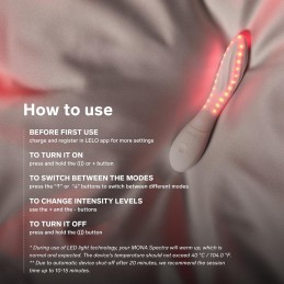 LELO - Mona Spectra Red Light Intimate Massager - G-Spot