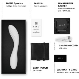 LELO - Mona Spectra Punase Valguse Teraapiavibraator - G-Punkti