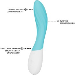 LELO - Mona Twist Reljeefne G-Punkti Vibraator Aqua - G-Punkti