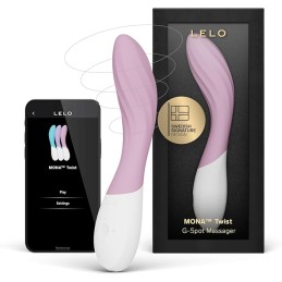 Lelo - Mona Twist Рельефный Массажёр Точки G Soft Pink - Для