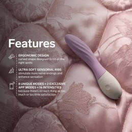 LELO - Mona Twist Reljeefne G-Punkti Vibraator Lavender -