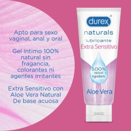 Durex - Naturals Extra Sensitive Lubricant 100 ml - Lubricants