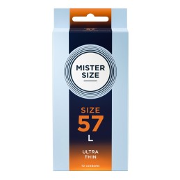 Mister Size 57 - Ultra Thin L Üliõhukesed Kondoomid 10 tk -