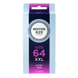Mister Size 64 - Ultra Thin XXL Üliõhukesed Kondoomid 10 tk -