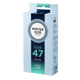 Mister Size 47 - Ultra Thin XS Üliõhukesed Kondoomid 10 tk -
