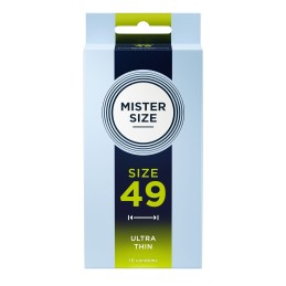 Mister Size 49 - Ultra Thin S Üliõhukesed Kondoomid 10 tk