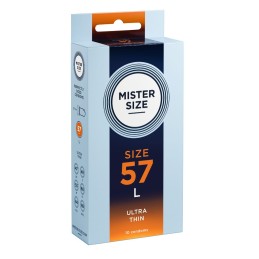 Mister Size 57 - Ultra Thin L Üliõhukesed Kondoomid 10 tk -