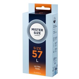 Mister Size 57 - Ultra Thin L Üliõhukesed Kondoomid 10 tk -