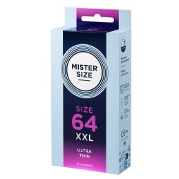 Mister Size 64 - Ultra Thin XXL Ультратонкие Презервативы 10 шт