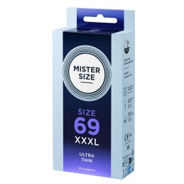 Mister Size 69 - Ultra Thin XXXL Ультратонкие Презервативы 10