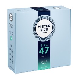 Mister Size 47 - Ultra Thin XS Üliõhukesed Kondoomid 36 tk -