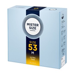 Mister Size 53 - Ultra Thin M Üliõhukesed Kondoomid 36 tk -