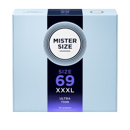 Mister Size 69 - Ultra Thin XXXL Condoms 36 pcs - G-Spot