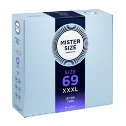 Mister Size 69 - Ultra Thin XXXL Condoms 36 pcs - G-Spot