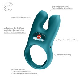 Fun Factory - NŌS Classic Vibrating Cock Ring Bottle Green -