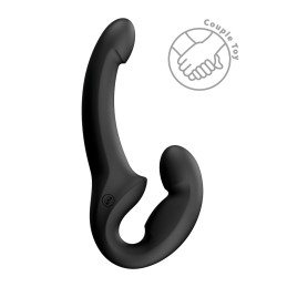 Fun Factory - Share Lite Rihmavaba Topeltdildo Must - Dildod