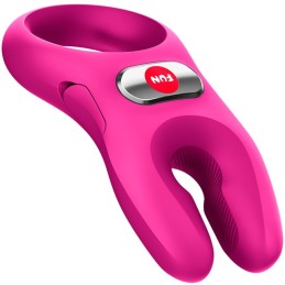 Fun Factory - NŌS Pro Vibrating Cock Ring Magenta - Cock Rings