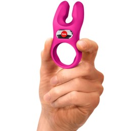 Fun Factory - NŌS Pro Vibrating Cock Ring Magenta - Cock Rings