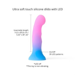 Love to Love - Candy Loop LED Dildo Sinine-Roosa - Dildod