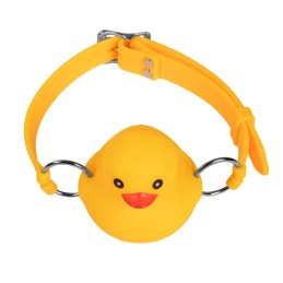 Rimba Bondage Play - Ducky Silicone Mouth Gag Yellow - BDSM