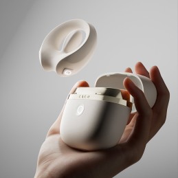 ZALO - Apis App-Controlled Vibrating Couples Ring Ivory White - Cock Rings
