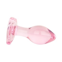 Easytoys - Glass Anal Plug Pink - ANAL PLAY