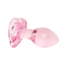 Easytoys - Glass Anal Plug Pink - ANAL PLAY