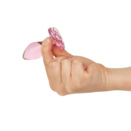 Easytoys - Glass Anal Plug Pink - ANAL PLAY